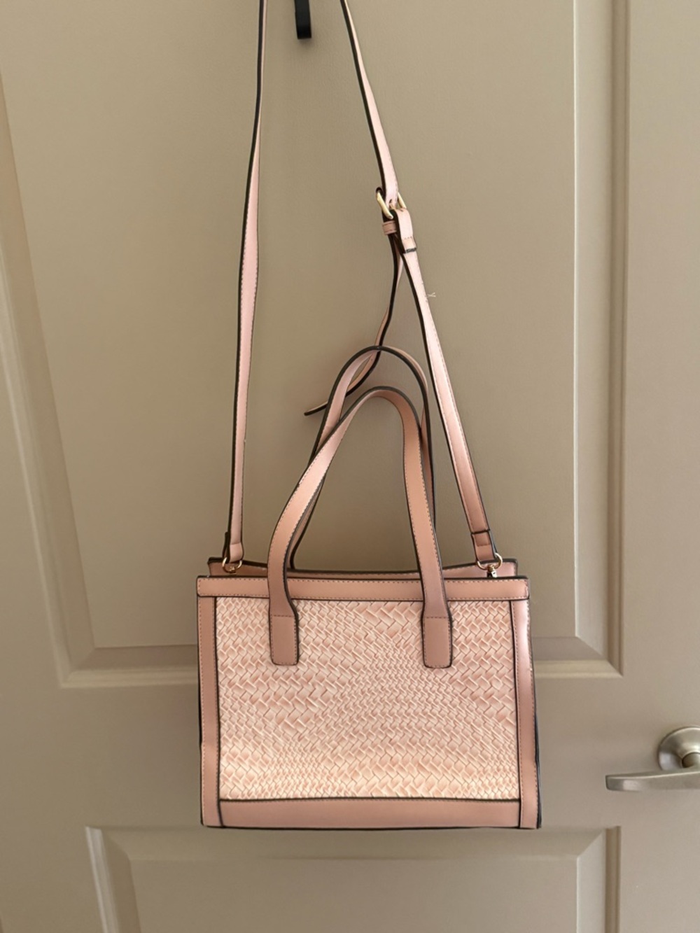 Woven Pink Purse